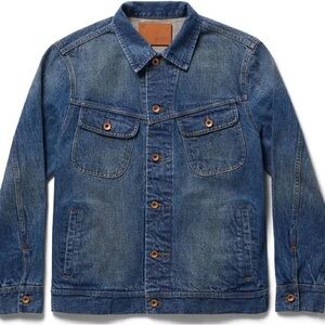 Taylor Stitch Long Haul Jacket in Sawyer Wash Organic Selvage Denim Size: 42 EUC